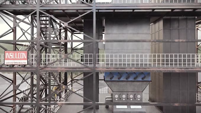 create 3d industrial animation, manufacturing process and engineering video