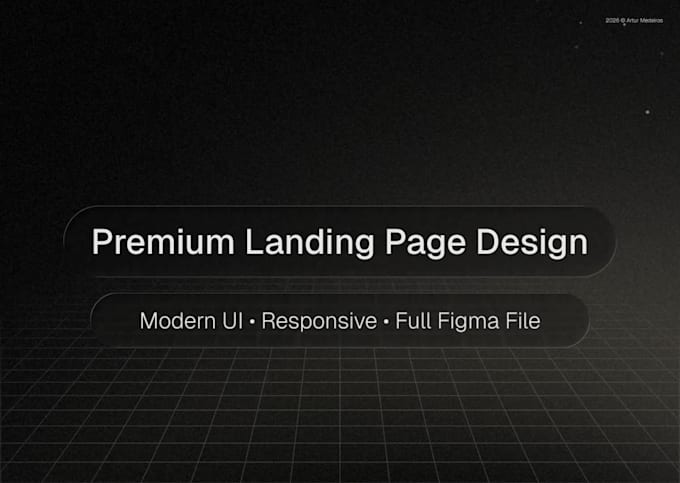 create a unique UI UX landing page