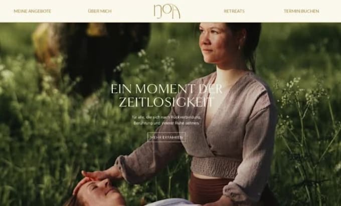 build squarespace yoga website holistic website wellness website booking website