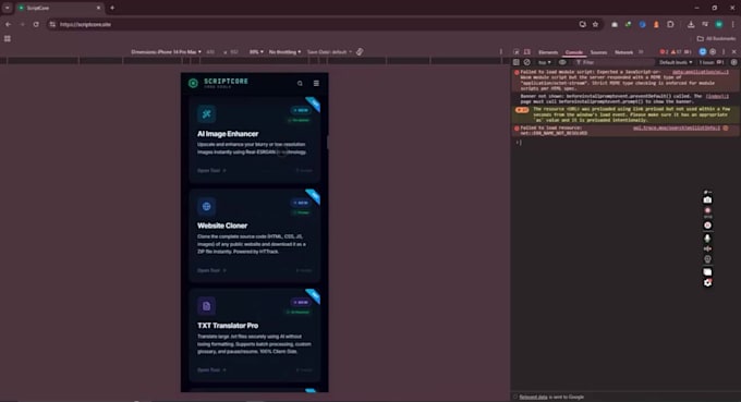develop custom websites, web tools, mobile apps, and browser extensions