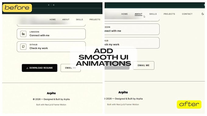 add smooth micro interactions to your website UI