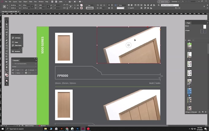 design technical catalog, product catalog, and any project with adobe indesign