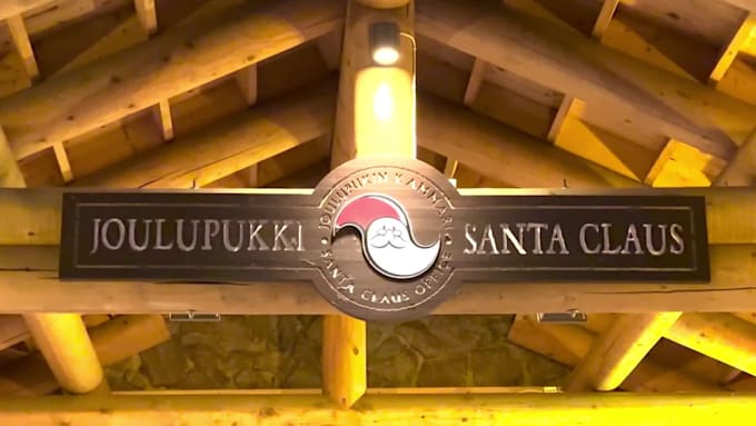 create a christmas holiday intro video