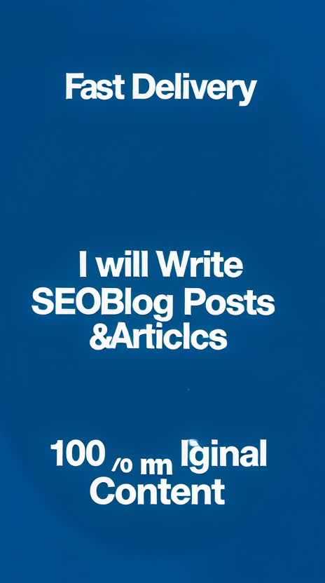 write SEO blog articles and website content
