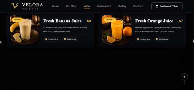 build a modern responsive restaurant website