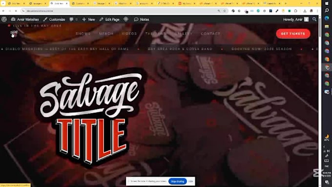 create a modern music website for musicians, djs, bands and artists