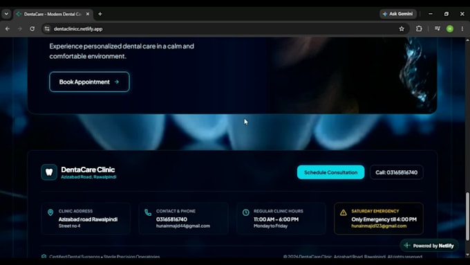 create a 3d animated website