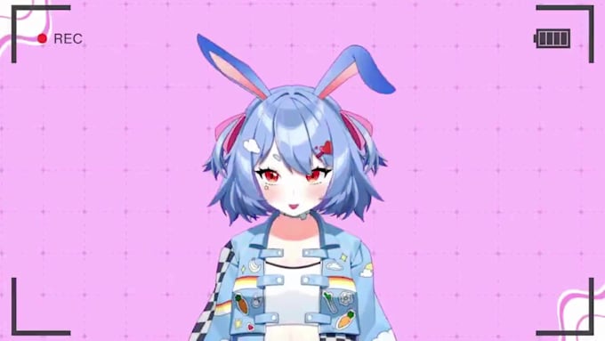 draw and rig vtuber model live2d rigging anime vtuber for streaming