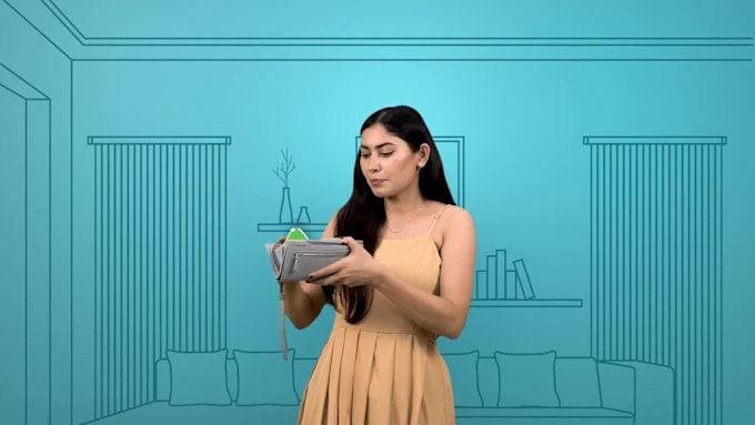 create a spokesperson video with presenter and 2d animation