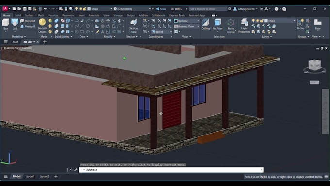create professional autocad 2d and 3d cad drawings
