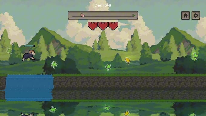 develop a 2d game using unity