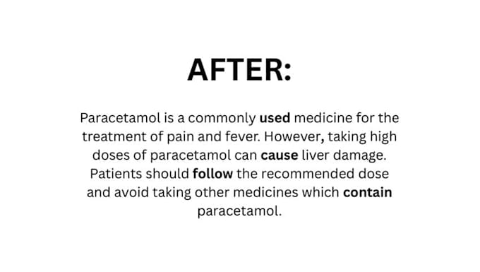 write, edit and proofread pharmacy and medical content