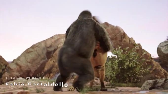 create 3d animal animation, 3d creature modeling, animal model, fur, and rigging