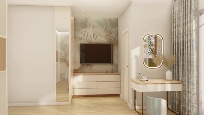 design a cozy japandi bedroom interior