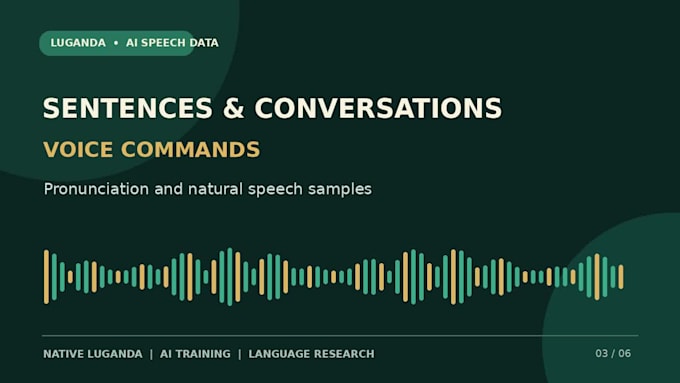record native luganda speech data for ai training