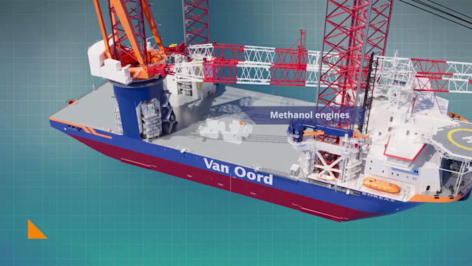 create 3d industrial animation offshore engineering marine installation vessel