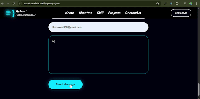 professional landing page development react and mern