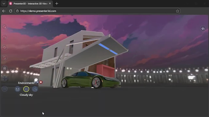 create an interactive 3d viewer for your website or product