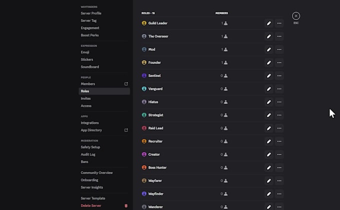 build and optimize custom discord servers