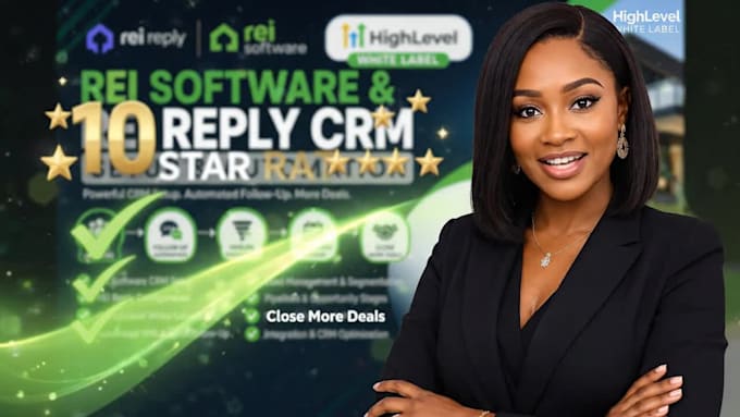 setup rei software rei reply CRM and gohighlevel automation
