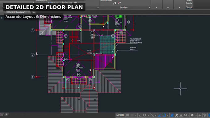 create 2d autocad floor plans, elevations and PDF to dwg
