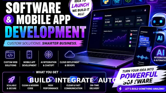 be your ai programmer php laravel developer custom backend full stack ai web app