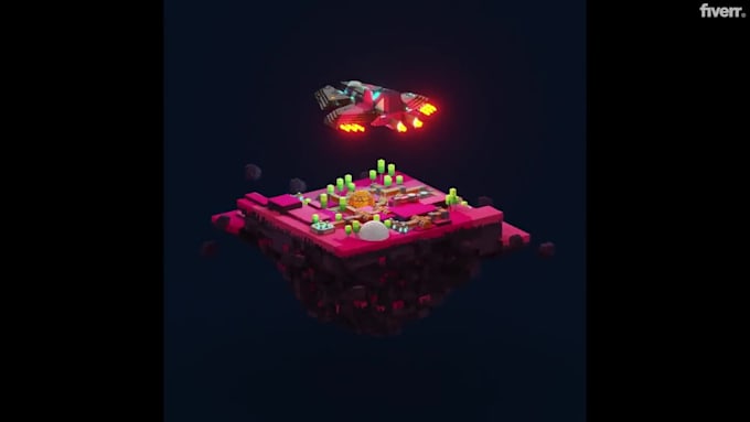 create anything you ask me for in voxel art