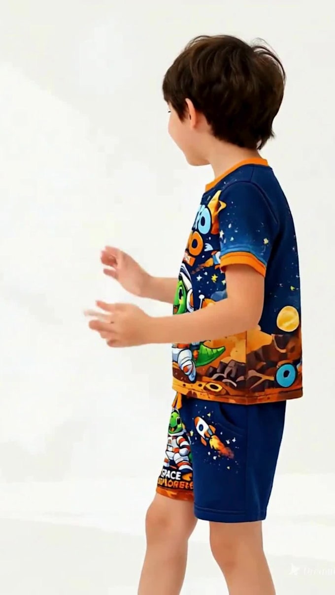 design adorable kids t shirt artwork