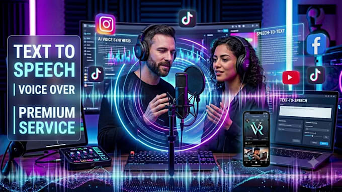 generate ai text to speech voiceovers
