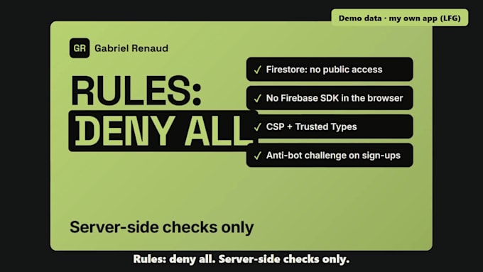 audit and secure your vibe coded firebase app rules keys and costs