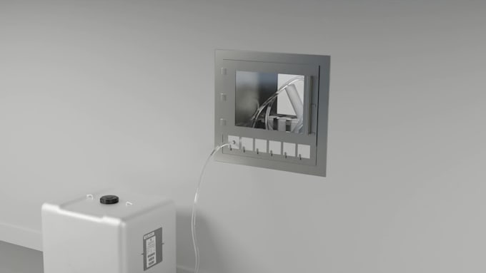create a photorealistic 3d medical device animation