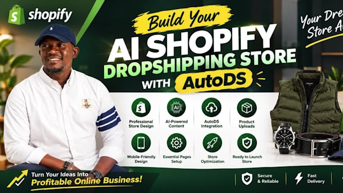 build an ai shopify store with autods