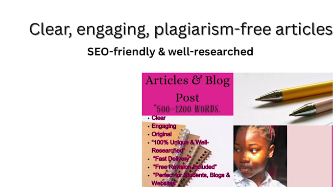 write engaging blog post and website content
