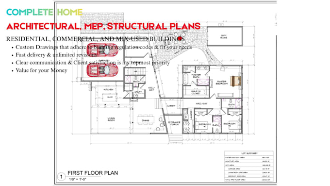 draw and plan home renovation addition blueprint for permit