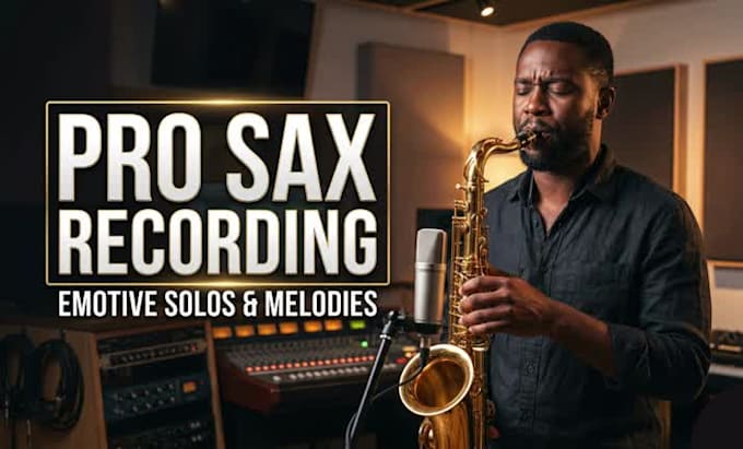 record professionally saxophone with emotive solos for you