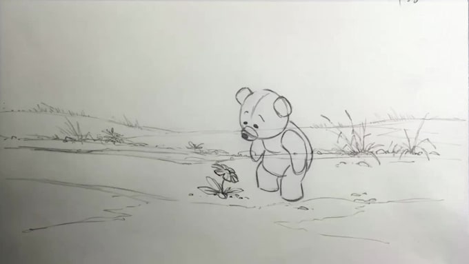 traditional 2d animation, flipbook design, hand drawn