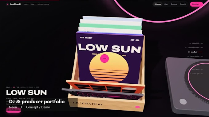 design a scroll stopping portfolio website that makes you stand out