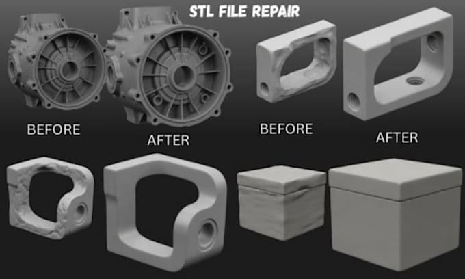 do 3d modeling, 3d design and 3d printing models