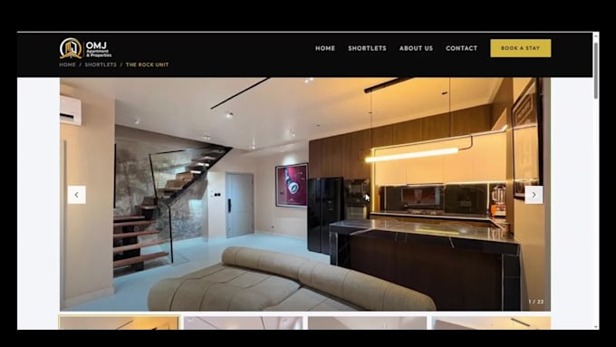 build a modern responsive website using nextjs react and tailwind CSS