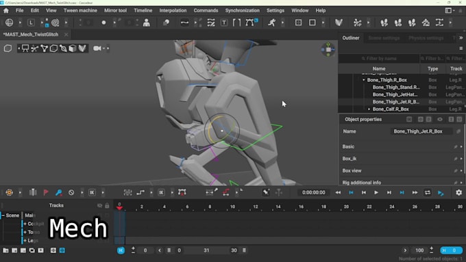 rig your character for cascadeur