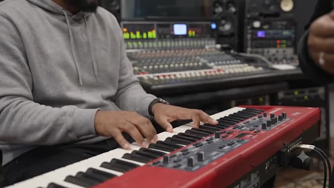 create background vocal female vocal harmony arrangement and song composition