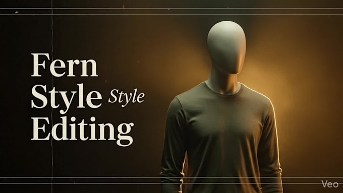 edit fern style video with cinematic, documentary editing