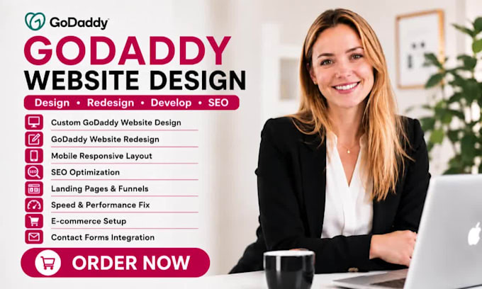 godaddy website design godaddy redesign develop godaddy website godaddy SEO