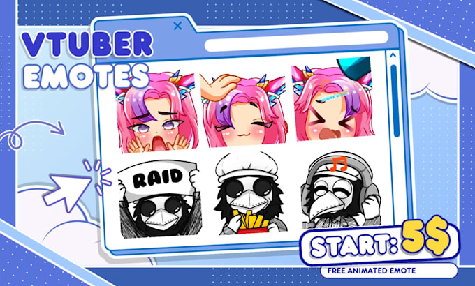 draw custom twitch emotes and badges
