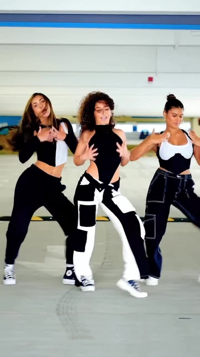 do tik tok dance video, shuffle dance, group dance, choreography afro dance