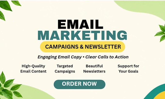 create email marketing campaigns and newsletters
