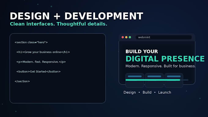 make interactive websites for your personal or buisness