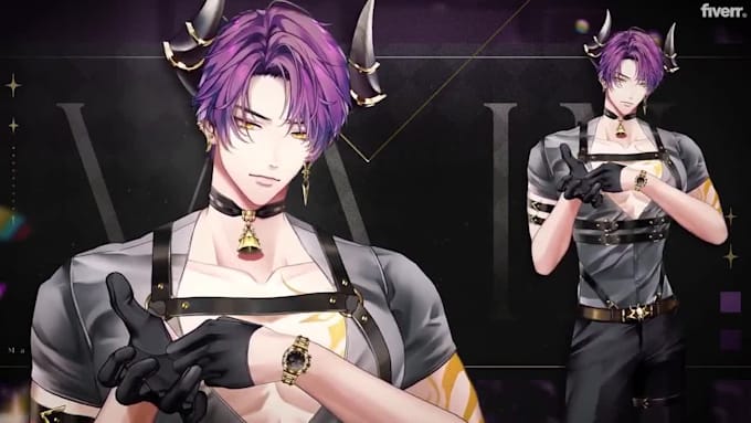 create custom anime vtuber model and live2d rigging for streaming