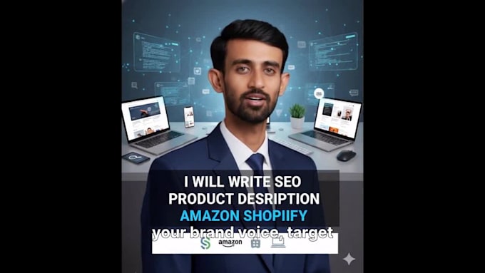 write amazon shopify website SEO product description listing