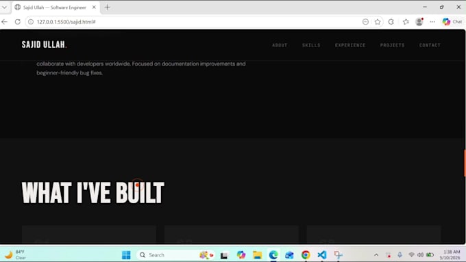 build a modern responsive frontend website